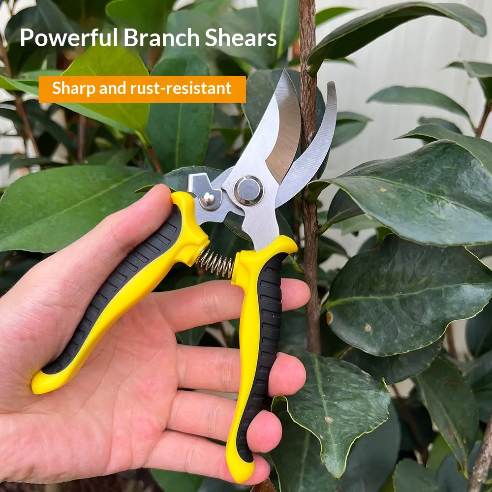 Sharp gardening shears, fruit tree pruning shears, garden and landscape flower trimming shears, household flower shears, pruning flower scissors