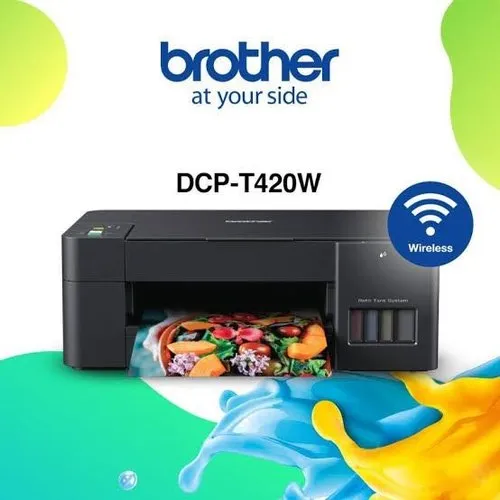 Brother DCP-T420W All-in One Ink Tank Refill System Printer with Built-in-Wireless Technology