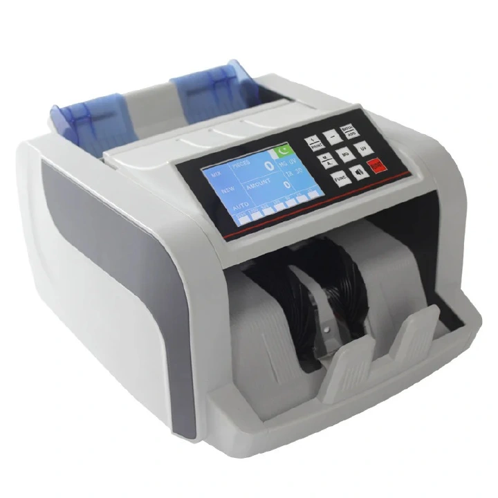 Xindabill High Speed Money Counter Machine with Fast Count, Dollar, Euro UV/MG/IR/DD/DBL/HLF/CHN Counterfeit Detection Bill Counter