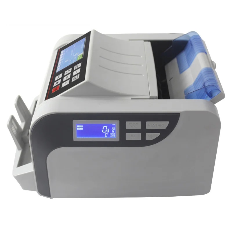 Xindabill High Speed Money Counter Machine with Fast Count, Dollar, Euro UV/MG/IR/DD/DBL/HLF/CHN Counterfeit Detection Bill Counter