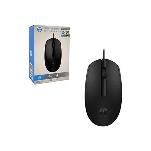 HP M10 WIRED MOUSE-The HP M10 Wired Mouse is a reliable and easy-to-use USB optical mouse designed for everyday computing.It features 1000 DPI optical tracking for smooth cursor control, a comfortable