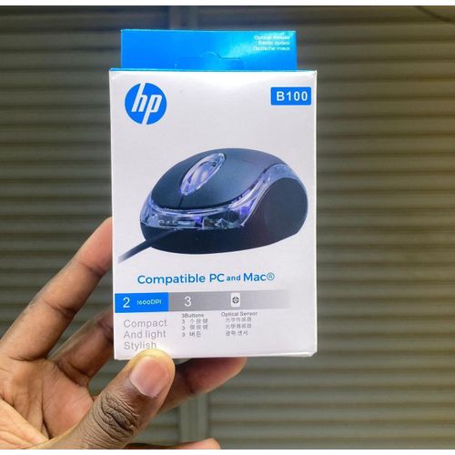 HP Wired USB Optical Mouse – High Precision, Plug & Play, Perfect for Office, Students & as a Reliable Backup-HP HP Wired Optical Mouse - USB, Black, Ergonomic Design