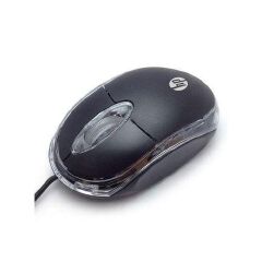HP Wired USB Optical Mouse – High Precision, Plug & Play, Perfect for Office, Students & as a Reliable Backup-HP HP Wired Optical Mouse - USB, Black, Ergonomic Design