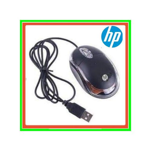 HP Wired USB Optical Mouse – High Precision, Plug & Play, Perfect for Office, Students & as a Reliable Backup-HP HP Wired Optical Mouse - USB, Black, Ergonomic Design