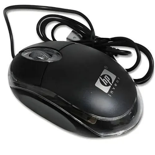 HP Wired USB Optical Mouse – High Precision, Plug & Play, Perfect for Office, Students & as a Reliable Backup-HP HP Wired Optical Mouse - USB, Black, Ergonomic Design