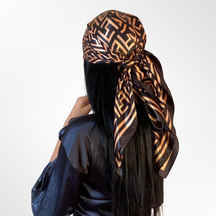 SALE ALERT! GOOD QUALITY BEST SELLING CASHEW PATTERN SCARF FOR WOMEN 90*90 CM....ITS VERY FASHIONABLE AND ELAVATES YOUR DAILY WEAR.COMES WITH 2 HEADBANDS BLACK AND WHITE