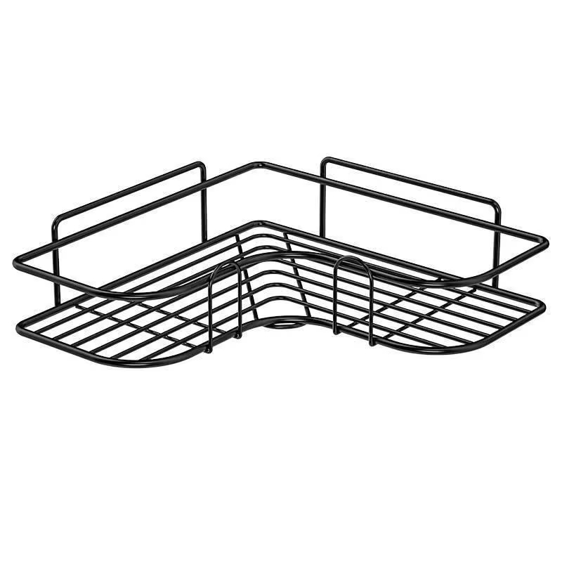 Bathroom Shelf Shampoo Storage Rack Holder Kitchen No Punching Triangle Storage Rack Bathroom Accessories