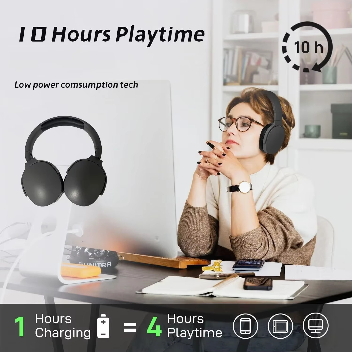 Wireless Headphones Bluetooth 5.3 P2961 Original Earphone For Samsung Iphone Stereo HIFI Headset Game Earbuds With Microphone