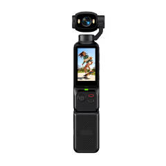 New 4K Handheld Gimbal Action Camera HD 180 Rotatable Lens Anti Shake Pocket Vlog Camera with Fill Light For Outdoor Sports