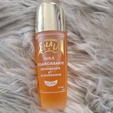 Lalala Huile Éclaircissante Adoucissante et Rajeunissante 100ml – Lightening Body Oil, Smooth, Radiant Skin, Anti-Dark Spots Brightening Beauty Care Serum with Natural Plant Extracts