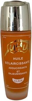 Lalala Huile Éclaircissante Adoucissante et Rajeunissante 100ml – Lightening Body Oil, Smooth, Radiant Skin, Anti-Dark Spots Brightening Beauty Care Serum with Natural Plant Extracts