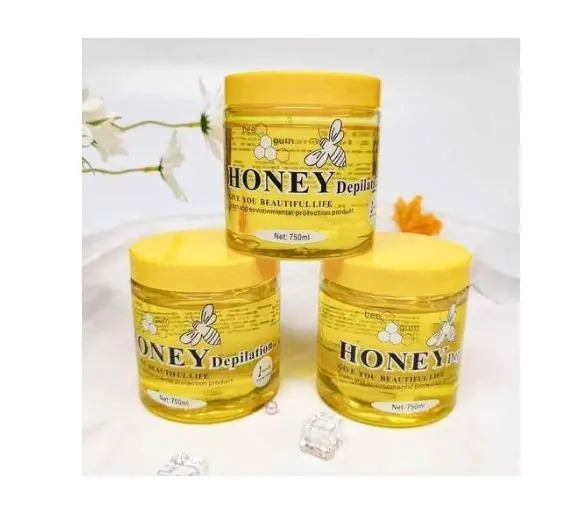 Honey Depilation Bee Gum Hair Waxing Gel Its honey-based gel formula spreads easily in a thin layer firmly gripping even short and stubborn hairs for efficient removal from the root leaves skin smooth