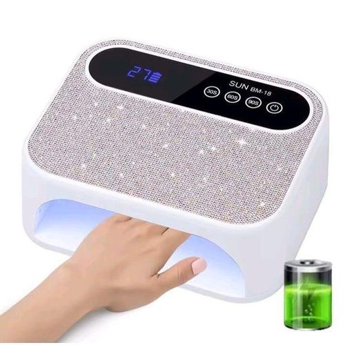 288w 2in1 led uv nail curing lamp with 72led lights 💥hard gel curing💥smart double speed curing💥smart sensor💥smart digital display view 8