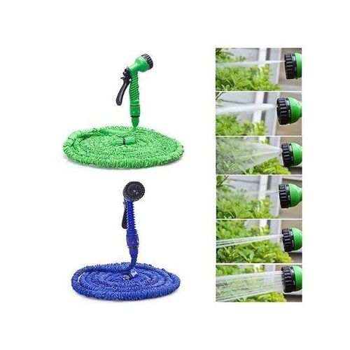 Magic Hose 7 Modes Adjustable Water Gun Garden Hose Pipe Cars Washing Hose Sprayer High-Pressure Water Hose 30m
