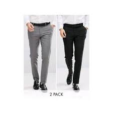 3-Pack Men's Official Trousers – Premium Formal Dress Pants for Men, Comfortable Fit with Multi-Color Options (Sizes 30–36)