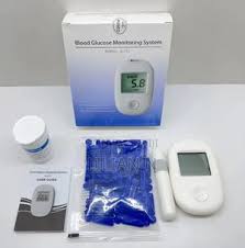 Digital Blood Glucose Monitoring Kit – Glucometer with 50 Test Strips, 50 Lancets & Lancing Device for Fast and Accurate Daily Diabetes Testing