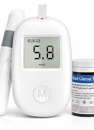 Digital Blood Glucose Monitoring Kit – Glucometer with 50 Test Strips, 50 Lancets & Lancing Device for Fast and Accurate Daily Diabetes Testing