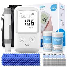 Digital Blood Glucose Monitoring Kit – Glucometer with 50 Test Strips, 50 Lancets & Lancing Device for Fast and Accurate Daily Diabetes Testing
