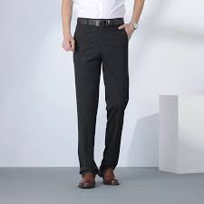 3-Pack Men's Official Trousers – Premium Formal Dress Pants for Men, Comfortable Fit with Multi-Color Options (Sizes 30–36)