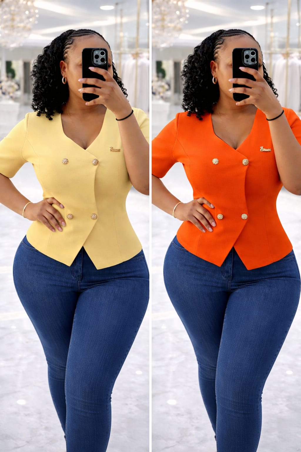 Ladies Sweater Tops With Golden Toned Brooches Stylish Elegant Knitwear Fashion Comfortable Soft Fabric Trendy Chic Design Long Sleeve Pullover Casual Wear Premium Quality Warm Cozy Outfit Luxury