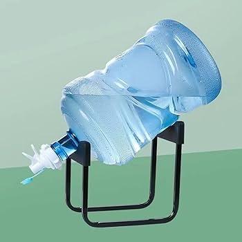 On offer Water Dispenser Bucket Storage Rack with Tap Cork Heavy Duty Water Bottle Stand Space Saving Organizer Leakproof Faucet Easy Install Home Kitchen Office Water Holder!