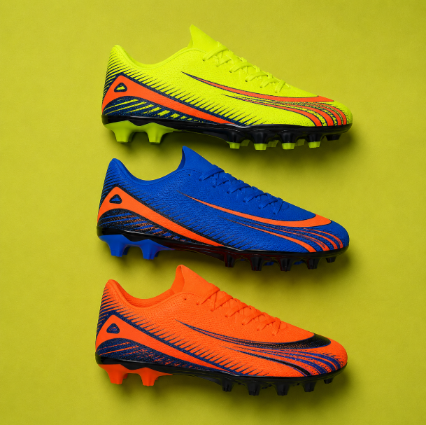 Football Boots for Men, Men's, Boys & Unisex Soccer Cleats, Lightweight Training & Match Football Shoes, Outdoor Turf Sports Boots, Non-Slip Grip, Durable, Breathable, Comfortable Football Shoes
