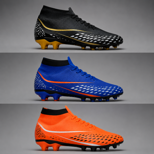 OFFER! Original TIKA Football Boots for Men, Men's, Boys & Unisex Soccer Cleats, Lightweight Speed Training Shoes, Non-Slip Strong Grip Football Boots, Durable Match Sports Shoes All Grounds