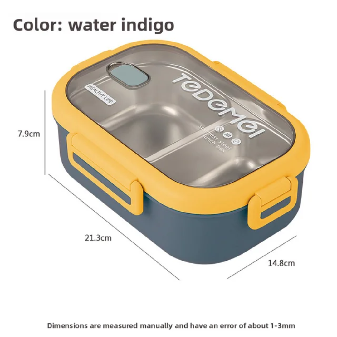 2 compartments plastic bento box reusable pp plastic Tiffin box kids lunch box leak proof BPA free