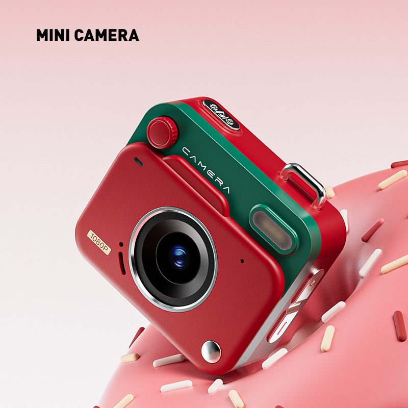 Retro Mini Digital Camera, Portable 1080P Photo Video Cam, Student Pocket Small Camera For Daily Travel