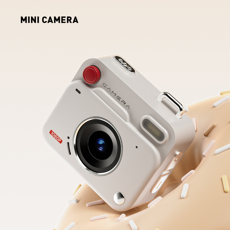 Retro Mini Digital Camera, Portable 1080P Photo Video Cam, Student Pocket Small Camera For Daily Travel