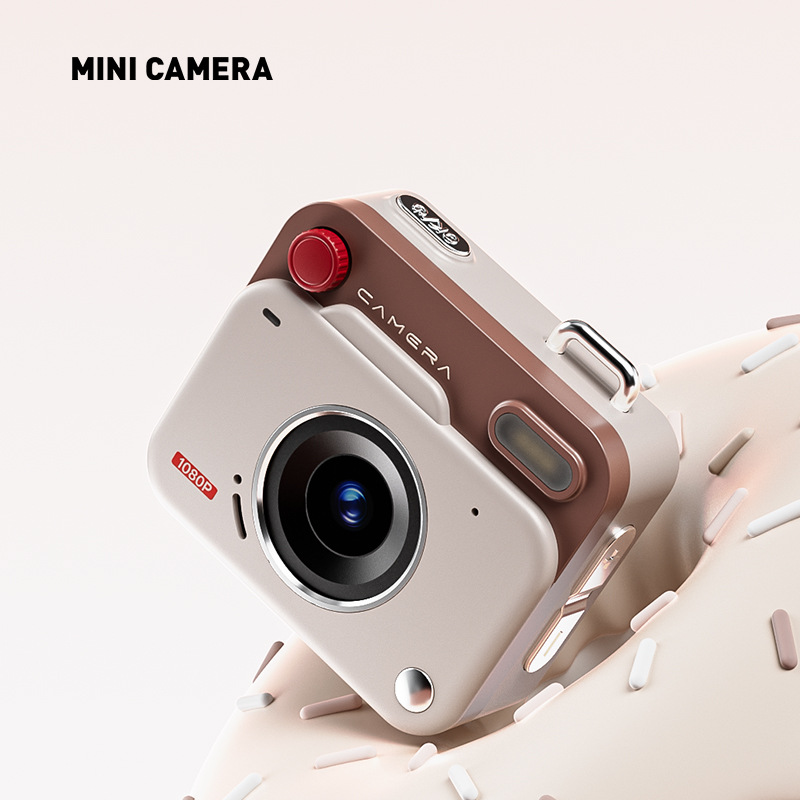 Retro Mini Digital Camera, Portable 1080P Photo Video Cam, Student Pocket Small Camera For Daily Travel
