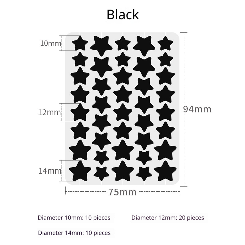 Colorful Star Pimple Patches, Hydrocolloid Acne Spot Stickers Invisible Blemish Cover Patch For Face Skin Care