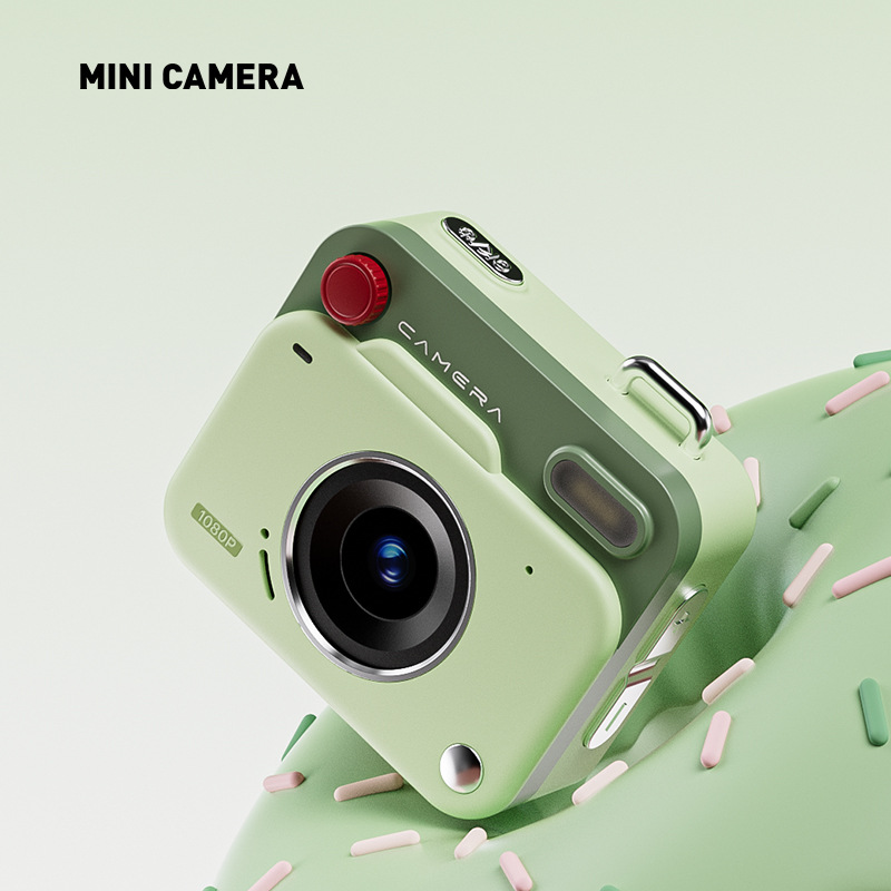 Retro Mini Digital Camera, Portable 1080P Photo Video Cam, Student Pocket Small Camera For Daily Travel