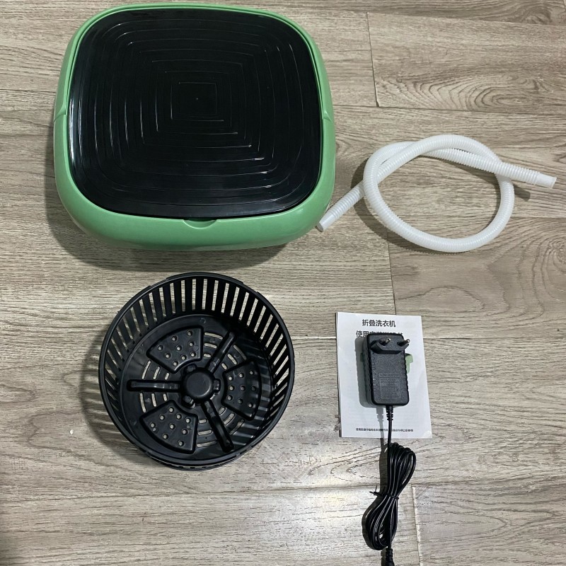 Folding Mini Washing Machine, Portable Small Laundry Washer for Underwear, Socks & Baby Clothes, Ideal for Dorms, Travel and Home Use