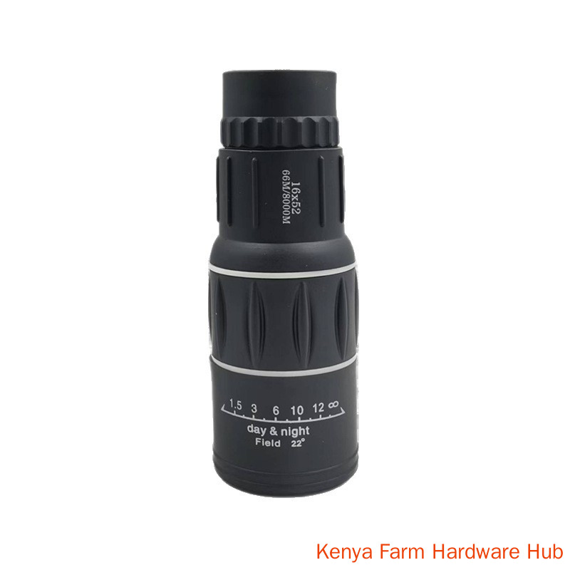 16x52 High Power HD Monocular Telescope, BAK4 Prism FMC Full Coating Low Light Night Vision Waterproof Fog-proof, Portable Scope for Hiking Bird Watching Concert Phone Photography