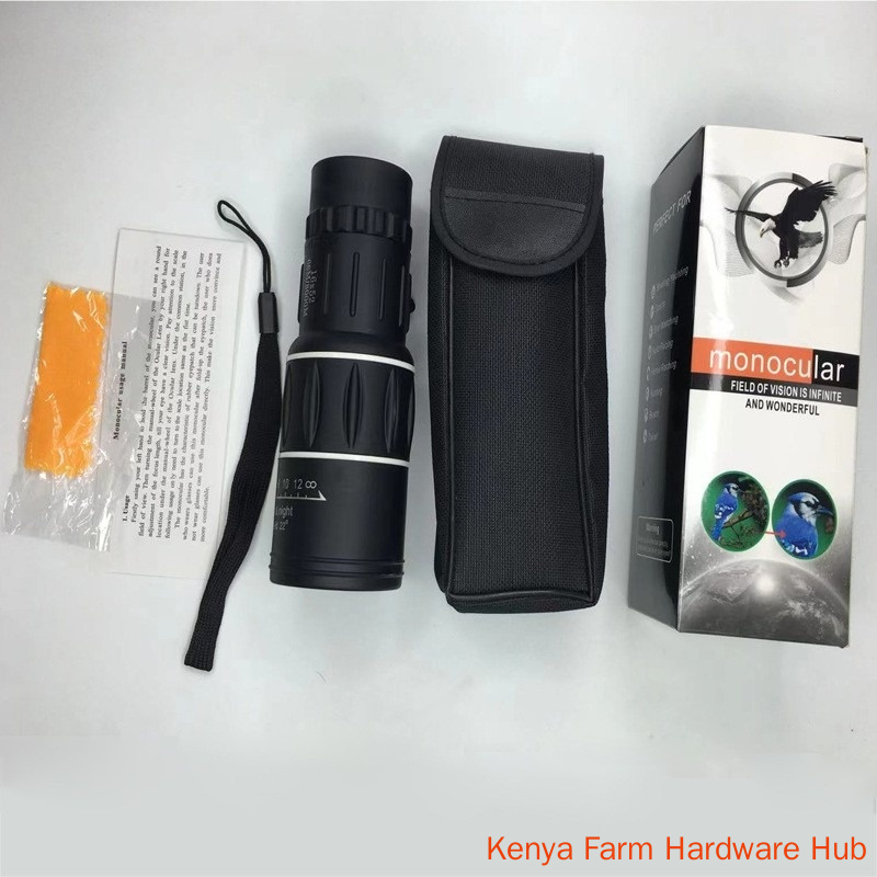 16x52 High Power HD Monocular Telescope, BAK4 Prism FMC Full Coating Low Light Night Vision Waterproof Fog-proof, Portable Scope for Hiking Bird Watching Concert Phone Photography