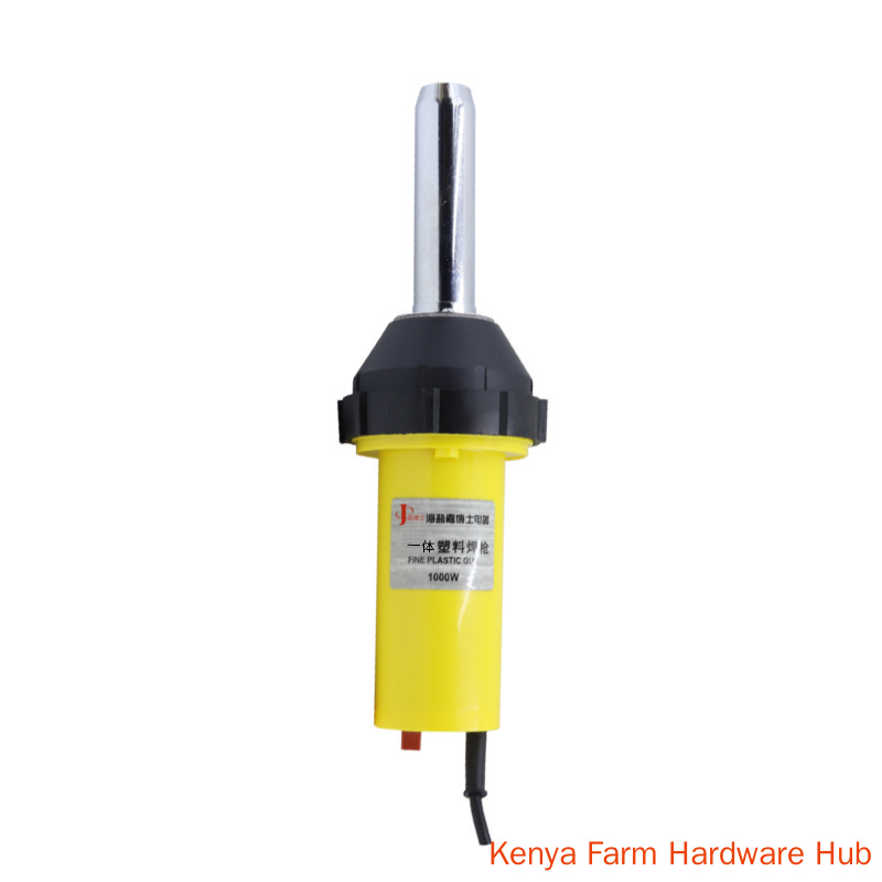 Integrated Plastic Welding Gun, 1000W High-power Electronic Temperature Control Hot Air Gun, Car Bumper Repair PVC/PP Plastic Welding Tool