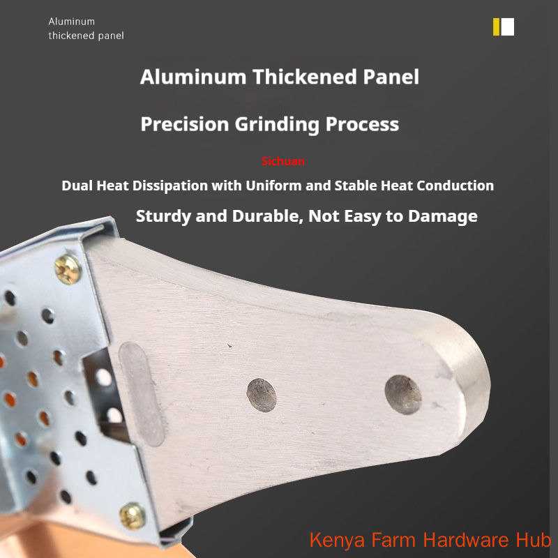 【 Gift Conversion Head 】 Intelligent Hot Melt PPR/PE/PB Water Pipe Constant Temperature Hot Melt Machine for Hydroelectric Engineering Hot Melt Welder Non stick Mold Head Heat Capacity Container