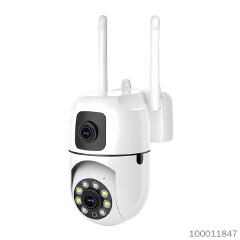 16MP Ultra HD Dual-Lens Wireless Wi-Fi Camera, Auto Human Tracking Smart Night Vision, Motion Detection White Light Alarm, Home Outdoor Waterproof Panoramic Security Camera