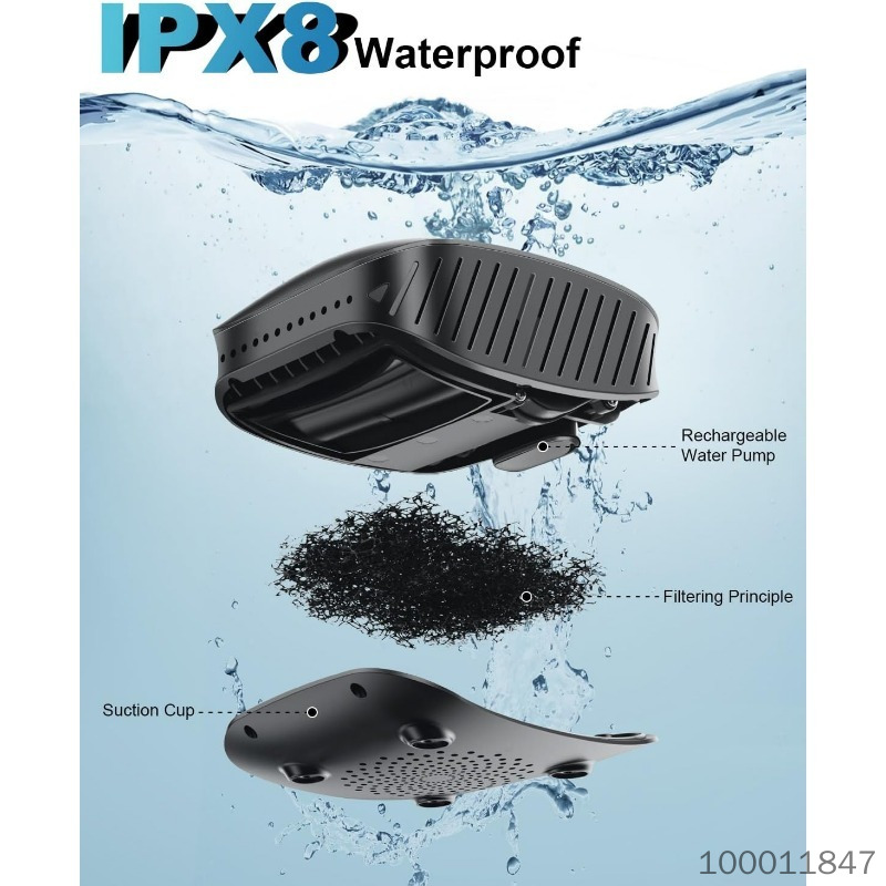 【8000mA】Portable Camping Shower, 8000mAh Rechargeable Outdoor Shower Pump Kit with Intelligent Display, 4 Spray Modes, IPX8 Waterproof for Travel, Hiking, Car Washing, Pet Bath