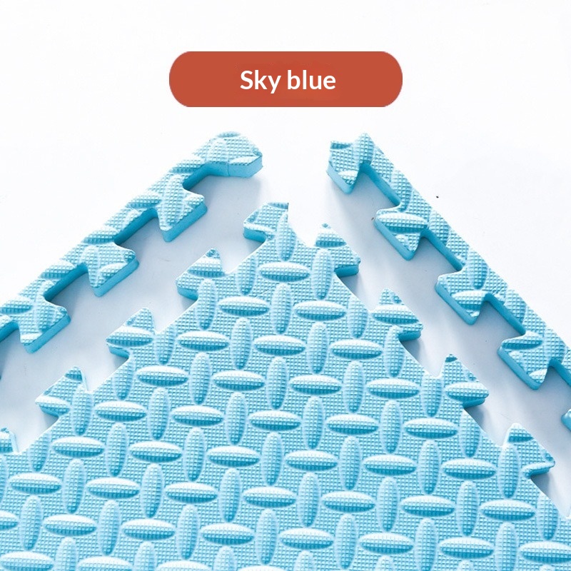 【 Pack of 10 】Self‑Adhesive Interlocking Carpet Tile, Grey‑White Checkerboard Peel‑and‑Stick Floor Mat, Cuttable Non‑Slip Floor Covering for Bedroom & Living Room