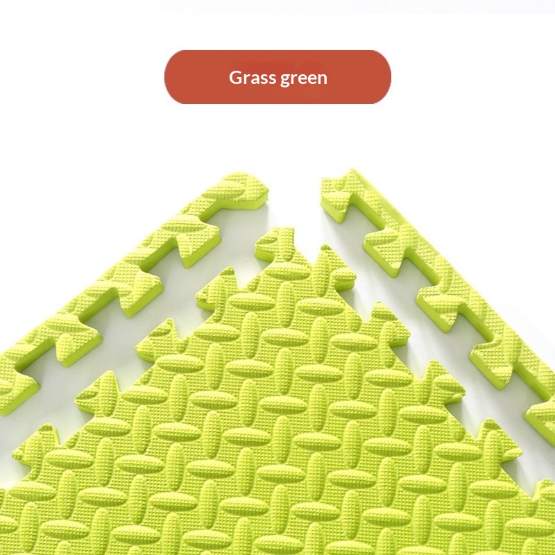 【 Pack of 10 】Self‑Adhesive Interlocking Carpet Tile, Grey‑White Checkerboard Peel‑and‑Stick Floor Mat, Cuttable Non‑Slip Floor Covering for Bedroom & Living Room