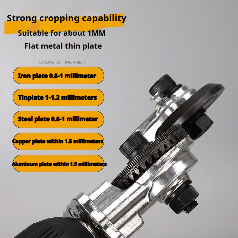 Electric drilling machine cutting accessories | Iron, tin, copper and aluminum metal plate cutting tools | General iron sheet (Mabati) cutter, ideal choice for home and construction