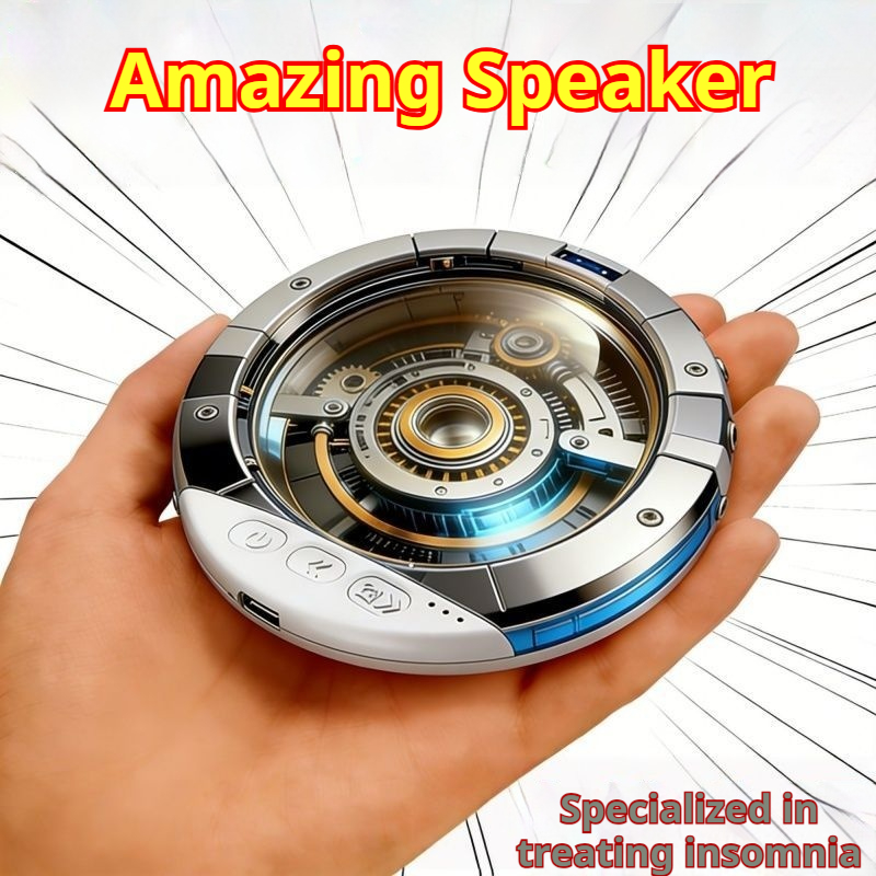 New ultra-thin invisible pillow Bluetooth speaker with white noise for sleep aid, timed shutdown, cinema grade sound quality that doesn't disturb people, portable travel sleep speaker