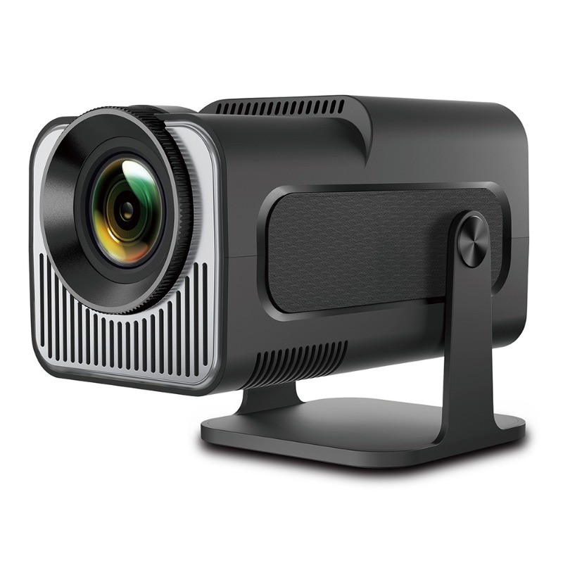 HY320Mini 4K Hard Decoding WiFi6 Dual Band Bluetooth 5.0 Intelligent Projector 180 ° Rotation Automatic Keystone Correction Low Noise Home Portable HD Projector