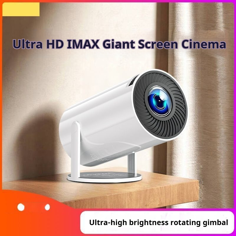New technology CYP1 universal gimbal projector does not require WiFi connection, wireless automatic screen projection, AI voice automatic correction, high-definition home portable projector