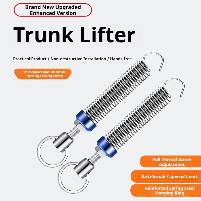 Automatic lifting spring for the trunk of a General Motors sedan, no need to drill holes, non-destructive installation, one key pop-up booster upgrade, thickened anti breakage trunk opening spring