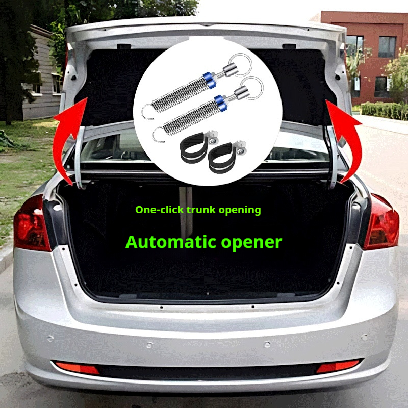 Automatic lifting spring for the trunk of a General Motors sedan, no need to drill holes, non-destructive installation, one key pop-up booster upgrade, thickened anti breakage trunk opening spring