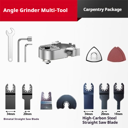 100 Type Angle Grinding Machine Modified Universal Treasure Conversion Head Adapter Woodworking Multi specification Saw Blade Cutting, Polishing, Cleaning Seam Multi functional Accessory Set