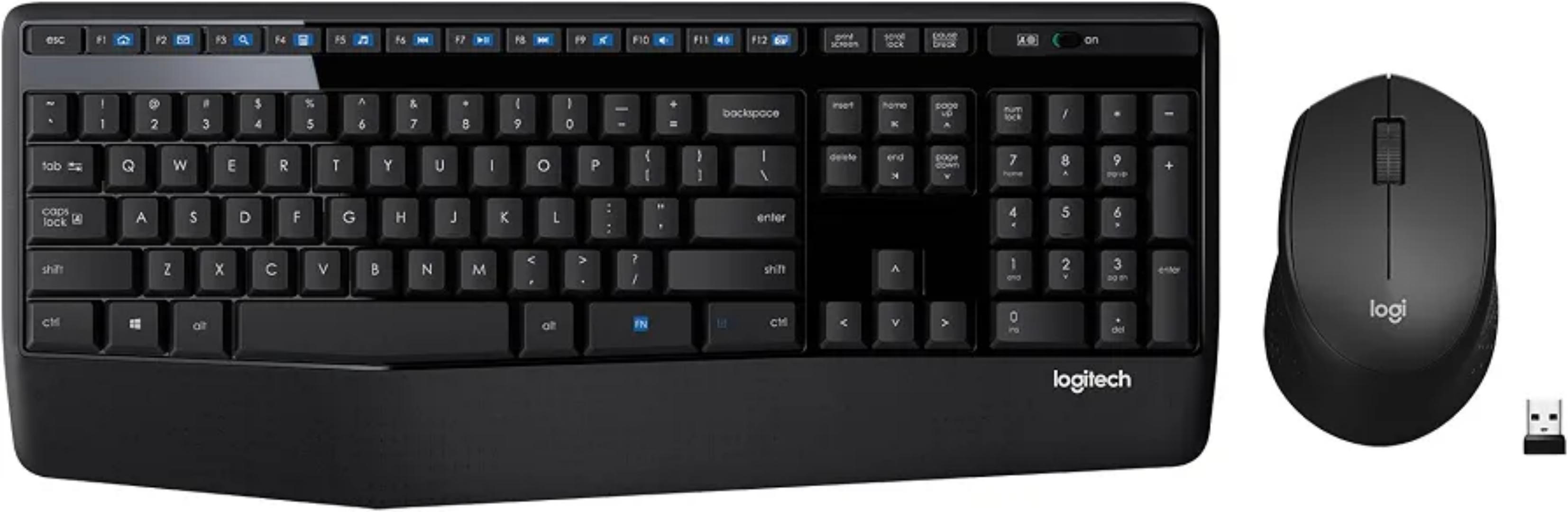 Logitech MK345 Full Size Wireless Keyboard And Mouse Combo